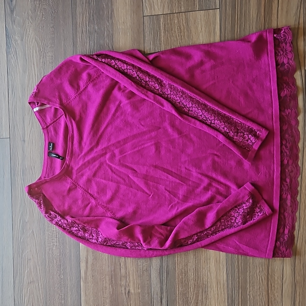 lightweight knit blouse